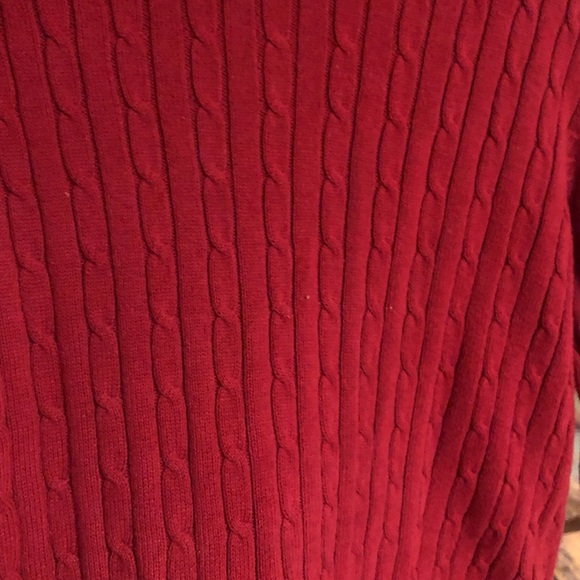 Croft & Barrow Burgundy Sweater Size M - Picture 2 of 3